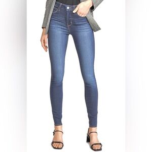 L’AGENCE Marguerite High-Rise Skinny Jeans in Dark Indigo - Size 28
